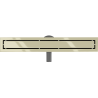 Mexen Flat 360° M13 siphon linéaire rotatif 2-en-1 60 cm, doré - 1510060-40