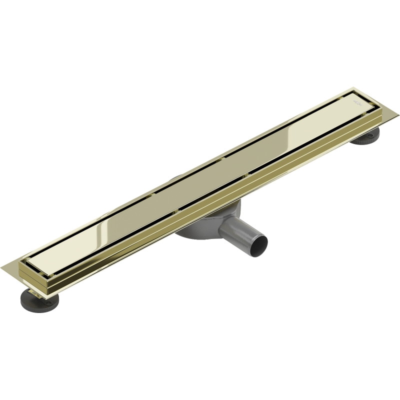 Mexen Flat 360° M13 drain linéaire rotatif 2 en 1 de 70 cm, doré - 1510070-40