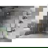 Cabine de douche battante Mexen Mist-H Duo 85 x 80 cm, transparente, chrome - 8A5-085L-080P-01-00