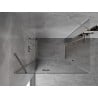 Mexen Mist-H Duo cabine de douche pivotante gauche 80 x 75 cm, transparent, chrome - 8A5-080L-075P-01-00