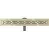 Mexen Flat 360° M01 drain linéaire rotatif 50 cm, doré - 1520050-40