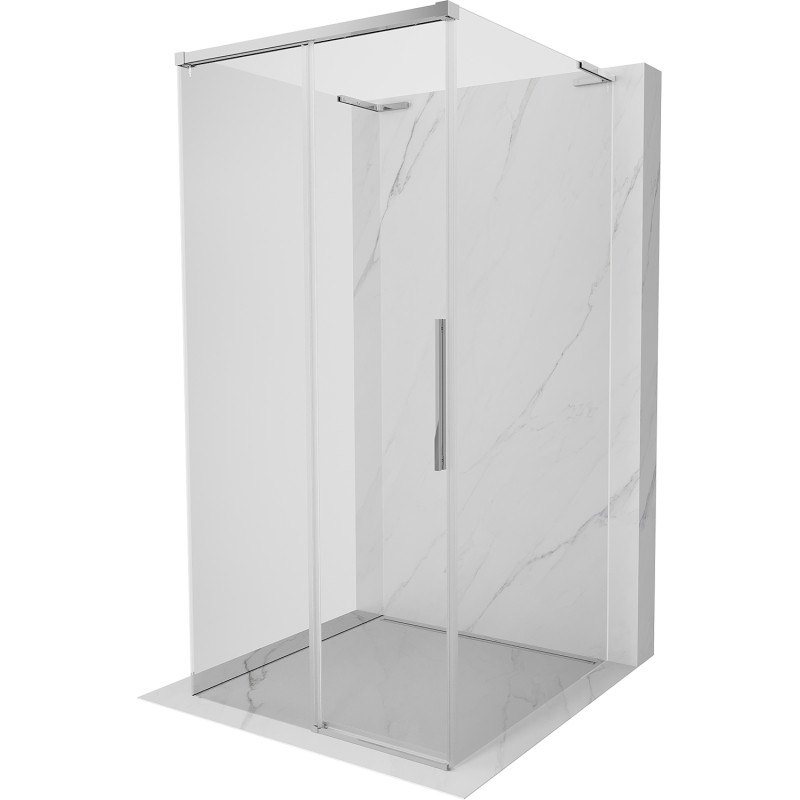 Mexen Rox-3S L cabine de douche coulissante à 3 côtés 120 x 120 cm, transparent, chrome - 8C2L-120-120-01-00-3S