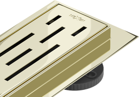 Mexen Flat 360° M01 drain linéaire rotatif 60 cm, or - 1520060-40