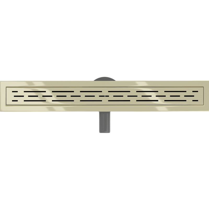 Mexen Flat 360° M01 siphon linéaire pivotant 60 cm, doré - 1520060-40