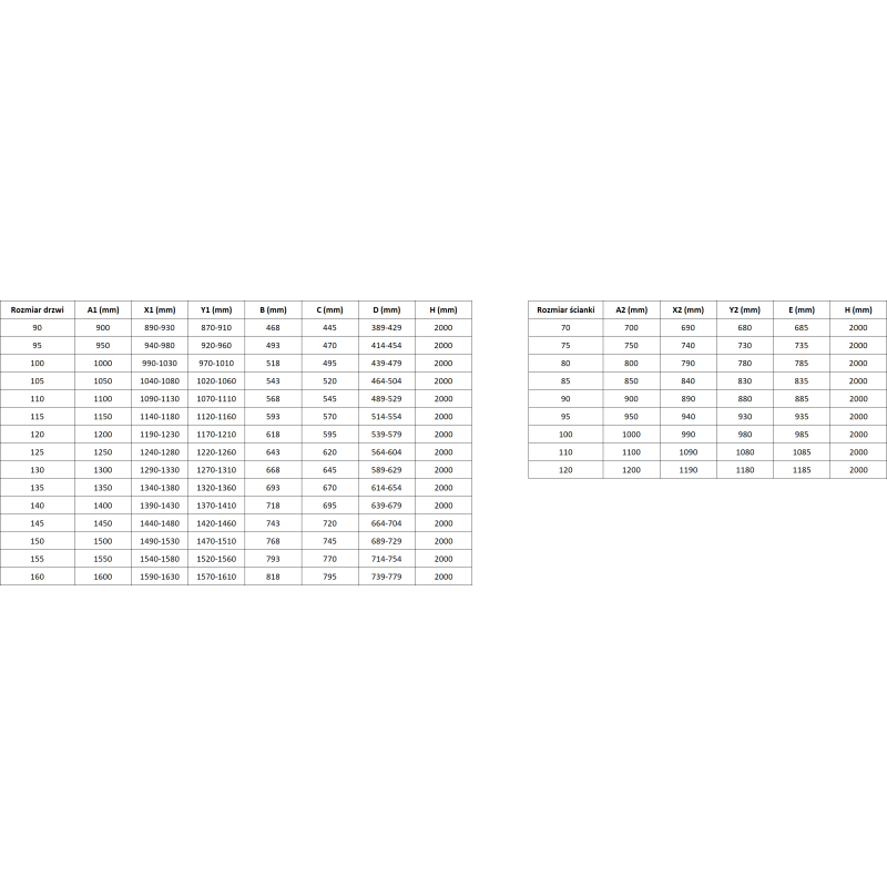 Mexen Rox-3S L cabine de douche à 3 côtés coulissante 130 x 80 cm, transparente, noire - 8C2L-130-085-70-00-3S