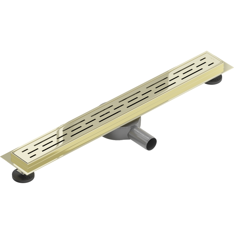 Mexen Flat 360° M01 drain linéaire pivotant 70 cm, doré - 1520070-40
