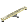 Mexen Flat 360° M01 drain linéaire pivotant 70 cm, doré - 1520070-40