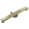 Mexen Flat 360° M01 drain linéaire pivotant 70 cm, doré - 1520070-40