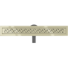 Mexen Flat 360° M12 caniveau linéaire pivotant 50 cm, doré - 1521050-40