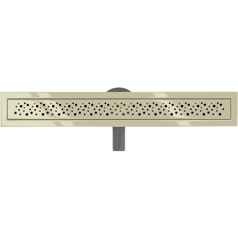 Mexen Flat 360° M12 drain linéaire rotatif 60 cm, doré - 1521060-40