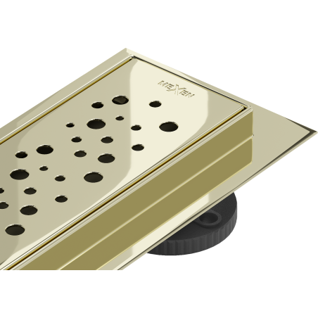 Mexen Flat 360° M12 drain linéaire pivotant 60 cm, doré - 1521060-40