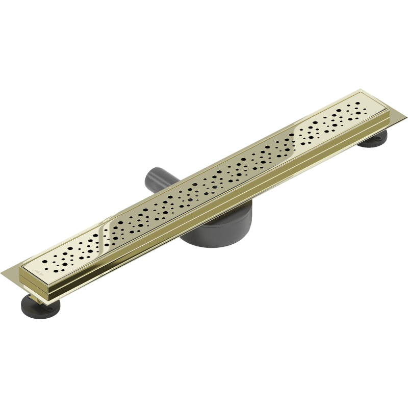 Mexen Flat 360° M12 caniveau linéaire rotatif 60 cm, doré - 1521060-40