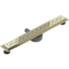 Mexen Flat 360° M12 drain linéaire pivotant 60 cm, doré - 1521060-40