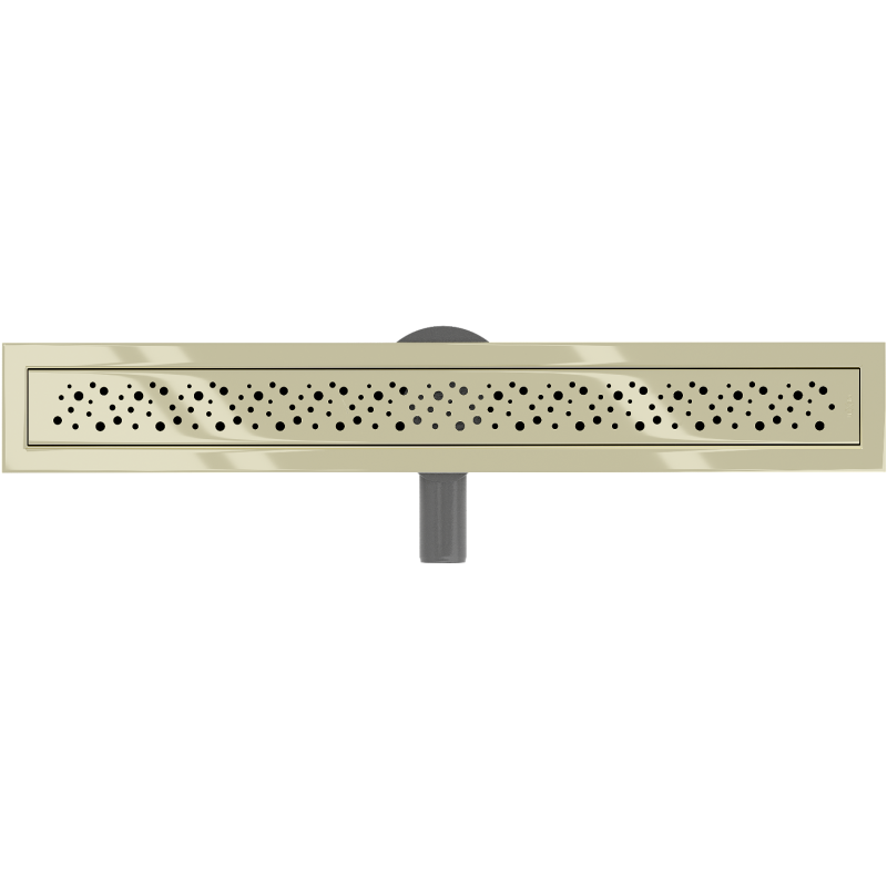 Mexen Flat 360° M12 drain linéaire pivotant 70 cm, doré - 1521070-40