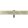 Mexen Flat 360° M12 caniveau linéaire pivotant 70 cm, doré - 1521070-40