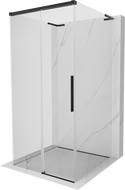 Mexen Rox-3S L cabine de douche à 3 parois coulissante 110 x 110 cm, transparent, noir - 8C2L-110-110-70-00-3S