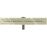Mexen Flat 360° M18 drain linéaire pivotant 50 cm, doré - 1523050-40