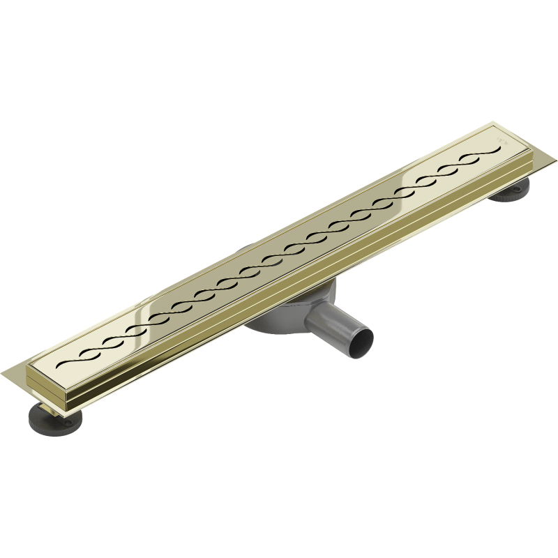 Mexen Flat 360° M18 canalisation linéaire pivotante 70 cm, dorée - 1523070-40