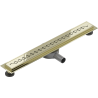 Mexen Flat 360° M18 canalisation linéaire pivotante 70 cm, doré - 1523070-40