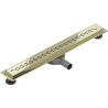Mexen Flat 360° M18 drain linéaire pivotant 70 cm, doré - 1523070-40