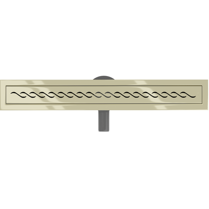 Mexen Flat 360° M18 drain linéaire pivotant 70 cm, doré - 1523070-40