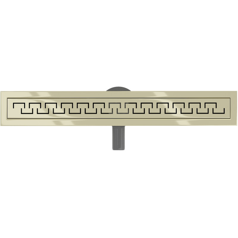 Mexen Flat 360° M15 drain linéaire pivotant 50 cm, doré - 1524050-40