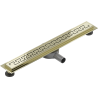 Mexen Flat 360° M15 drain linéaire pivotant 50 cm, doré - 1524050-40