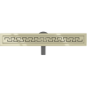 Mexen Flat 360° M15 caniveau linéaire rotatif 70 cm, doré - 1524070-40