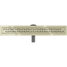 Mexen Flat 360° M15 drain linéaire pivotant 70 cm, or - 1524070-40
