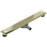 Mexen Flat 360° M15 caniveau linéaire rotatif 70 cm, doré - 1524070-40