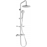 Mexen KT40 ensemble de douche apparent avec pomme de douche et mitigeur thermostatique, chrome - 771504093-00