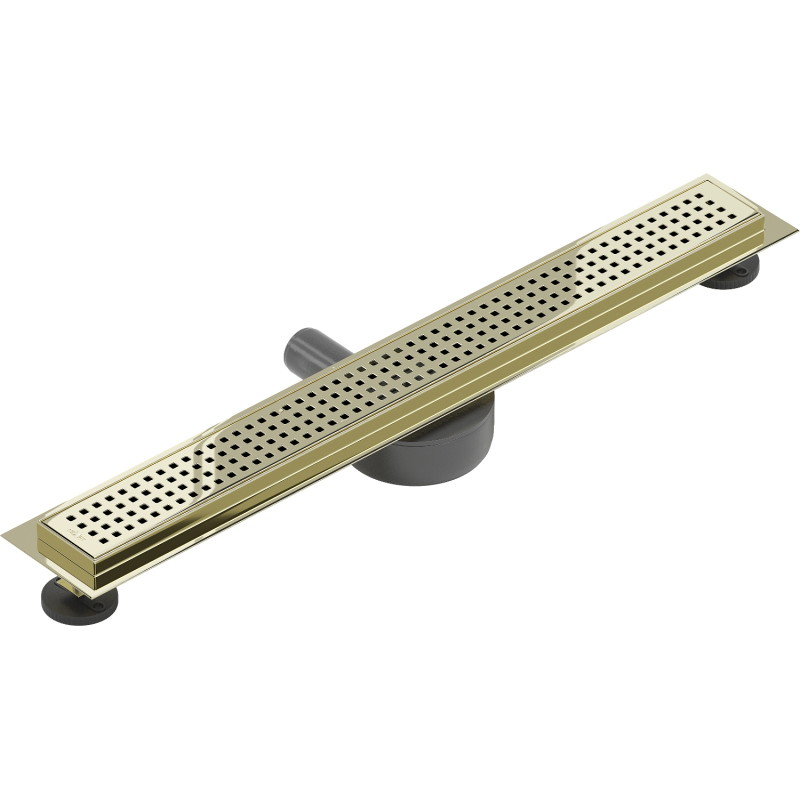 Mexen Flat 360° M08 drain linéaire rotatif 50 cm, doré - 1525050-40