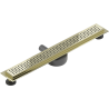 Mexen Flat 360° M08 drain linéaire rotatif 50 cm, doré - 1525050-40