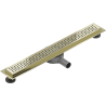 Mexen Flat 360° M08 drain linéaire rotatif 50 cm, doré - 1525050-40