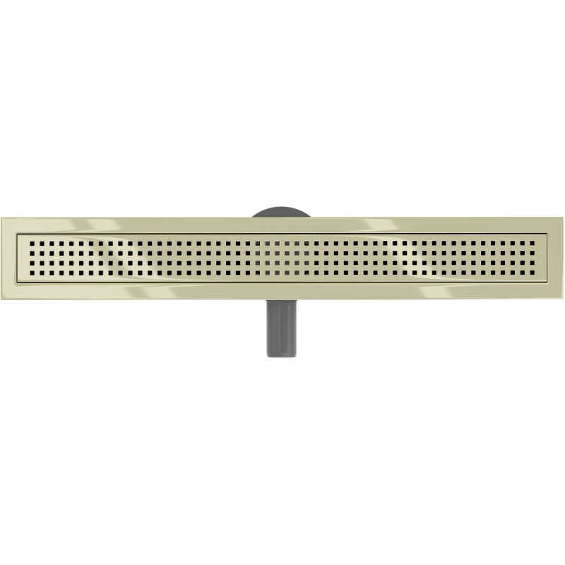 Mexen Flat 360° M08 caniveau linéaire pivotant 50 cm, doré - 1525050-40