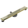 Mexen Flat 360° M08 drain linéaire pivotant 60 cm, doré - 1525060-40
