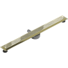 Mexen Flat 360° M08 canalisation linéaire rotative 80 cm, doré - 1525080-40