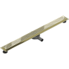 Mexen Flat 360° M08 canalisation linéaire rotative 80 cm, doré - 1525080-40
