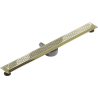 Mexen Flat 360° M08 drain linéaire pivotant 90 cm, doré - 1525090-40