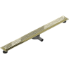 Mexen Flat 360° M08 drain linéaire pivotant 90 cm, doré - 1525090-40