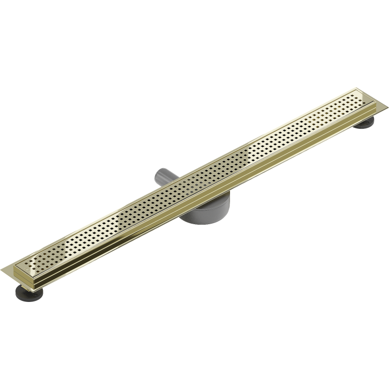 Mexen Flat 360° M08 caniveau linéaire rotatif 100 cm, doré - 1525100-40