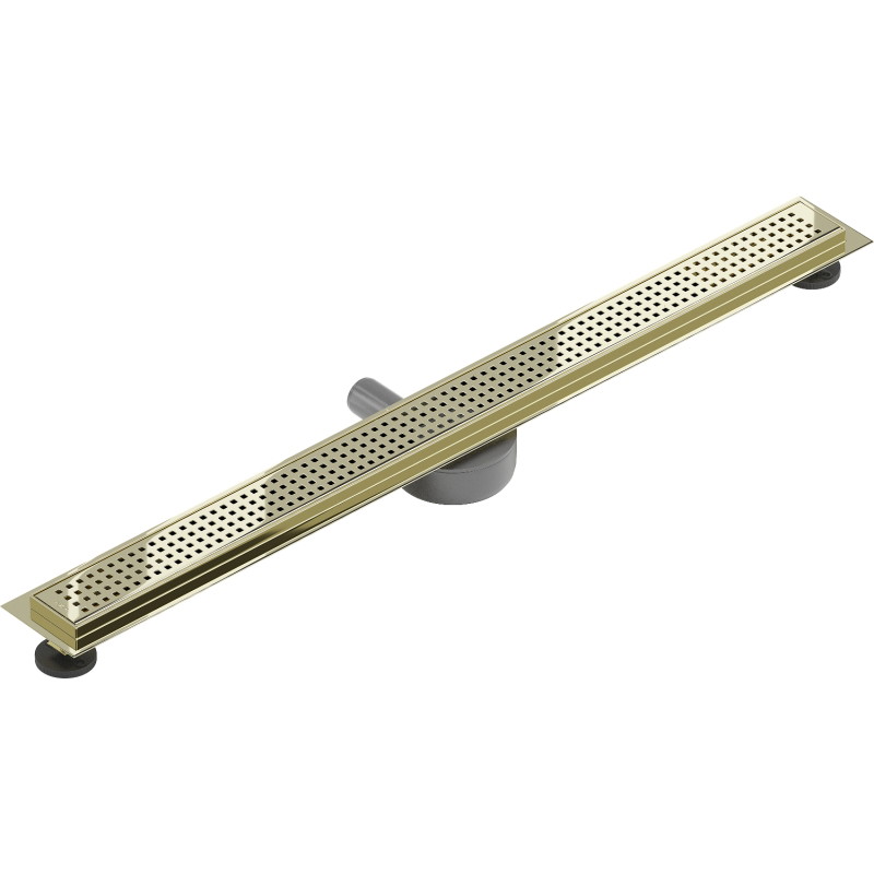 Mexen Flat 360° M08 drain linéaire rotatif 100 cm, doré - 1525100-40