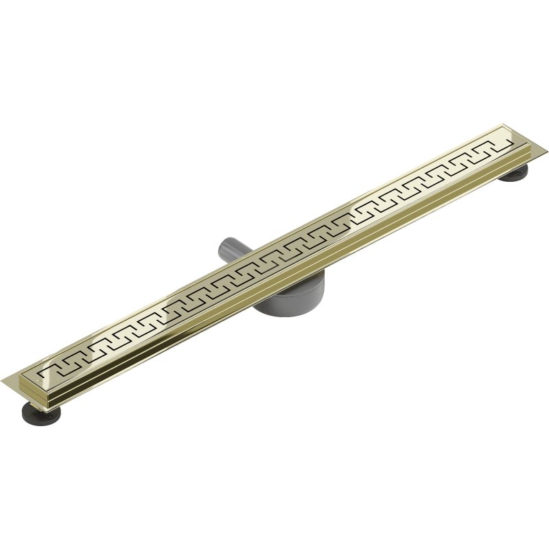 Mexen Flat 360° M15 drain lineaire rotatif 90 cm, doré - 1524090-40