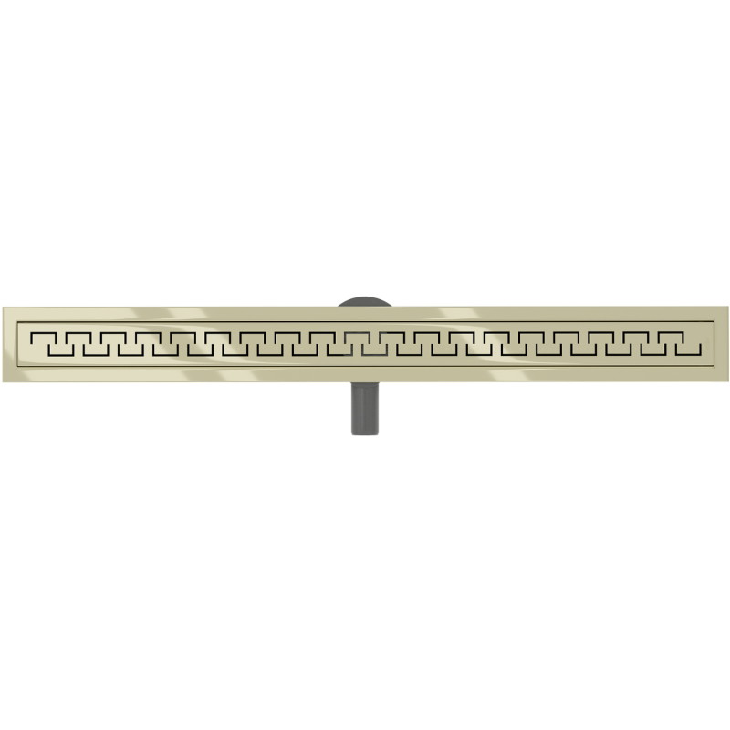 Mexen Flat 360° M15 caniveau linéaire pivotant 80 cm, doré - 1524080-40