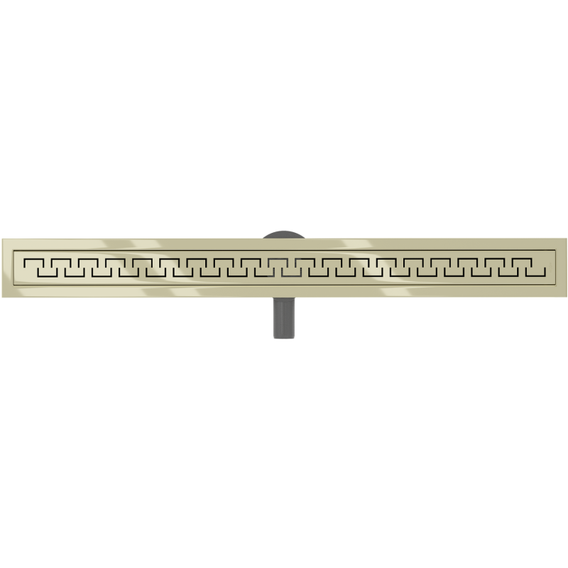 Mexen Flat 360° M15 évacuation linéaire rotative 80 cm, dorée - 1524080-40