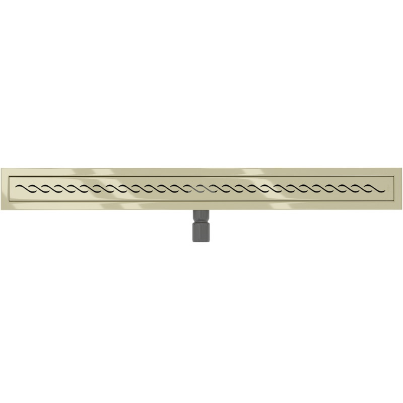 Mexen Flat 360° M18 drain linéaire rotatif 90 cm, doré - 1523090-40