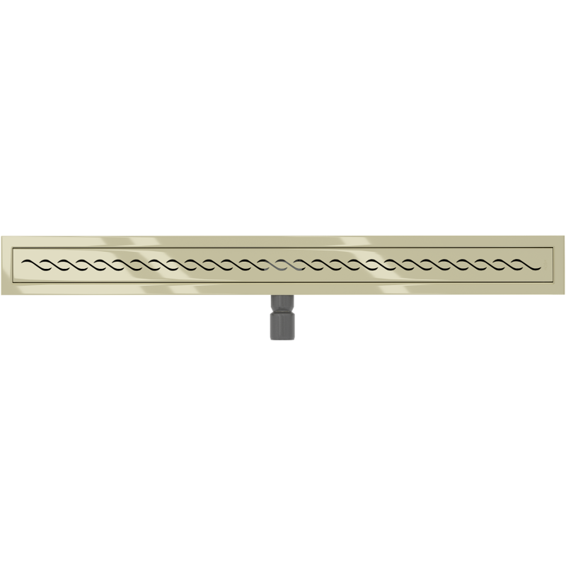 Mexen Flat 360° M18 écoulement linéaire pivotant 90 cm, doré - 1523090-40