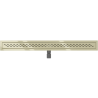 Mexen Flat 360° M18 caniveau linéaire pivotant 80 cm, doré - 1523080-40