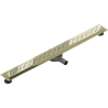 Mexen Flat 360° M12 caniveau linéaire pivotant 80 cm, doré - 1521080-40