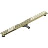 Mexen Flat 360° M12 caniveau linéaire rotatif 80 cm, doré - 1521080-40